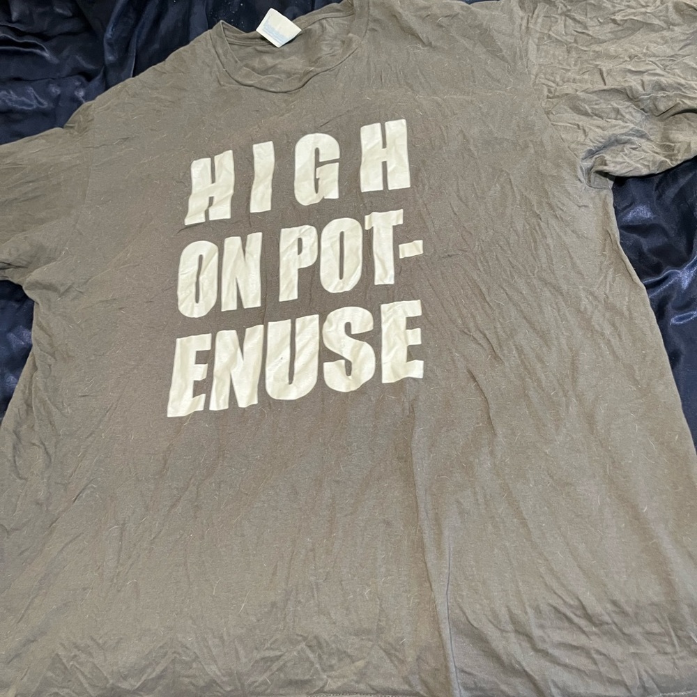 High On Pot-Enuse Port & Company Mens 3X Shirt